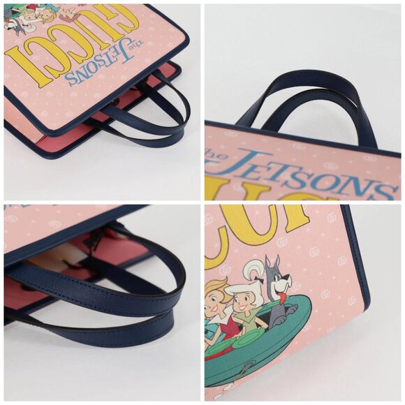 GUCCI GG Supreme Children's Hand Bag PVC Pink Silver 605614 Auth 116571AM - Picture 16 of 16